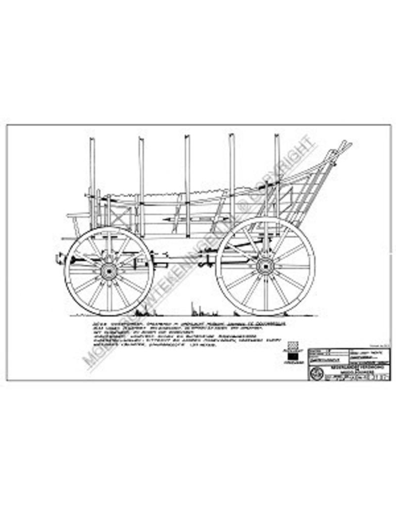 MBT Nordost-Twenter Erntewagen - Bauzeichnung Maßstab 1 : 8 (40.31.071)