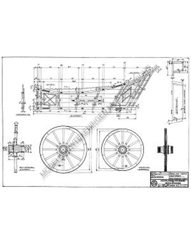 MBT Nordost-Twenter Erntewagen - Bauzeichnung Maßstab 1 : 8 (40.31.071)