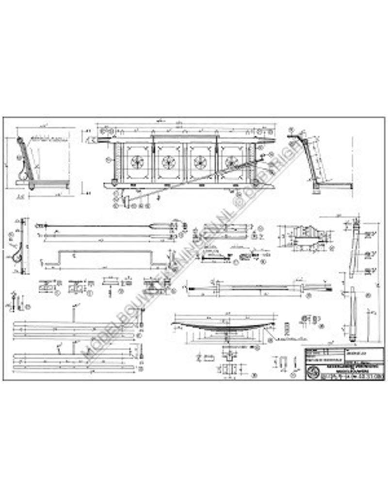 MBT Portugese boerenkar - Bouwtekening Schaal 1 : 8 (40.31.080)