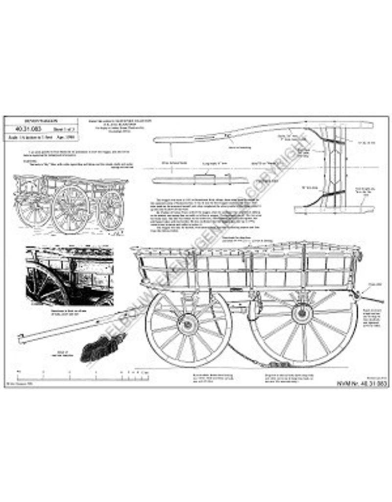 MBT Devon wagon - Bouwtekening Schaal 1 : 8 (40.31.083)