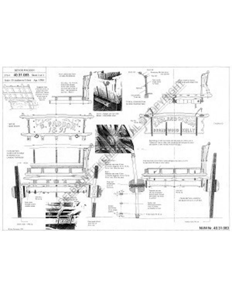 MBT Devon wagon - Bouwtekening Schaal 1 : 8 (40.31.083)