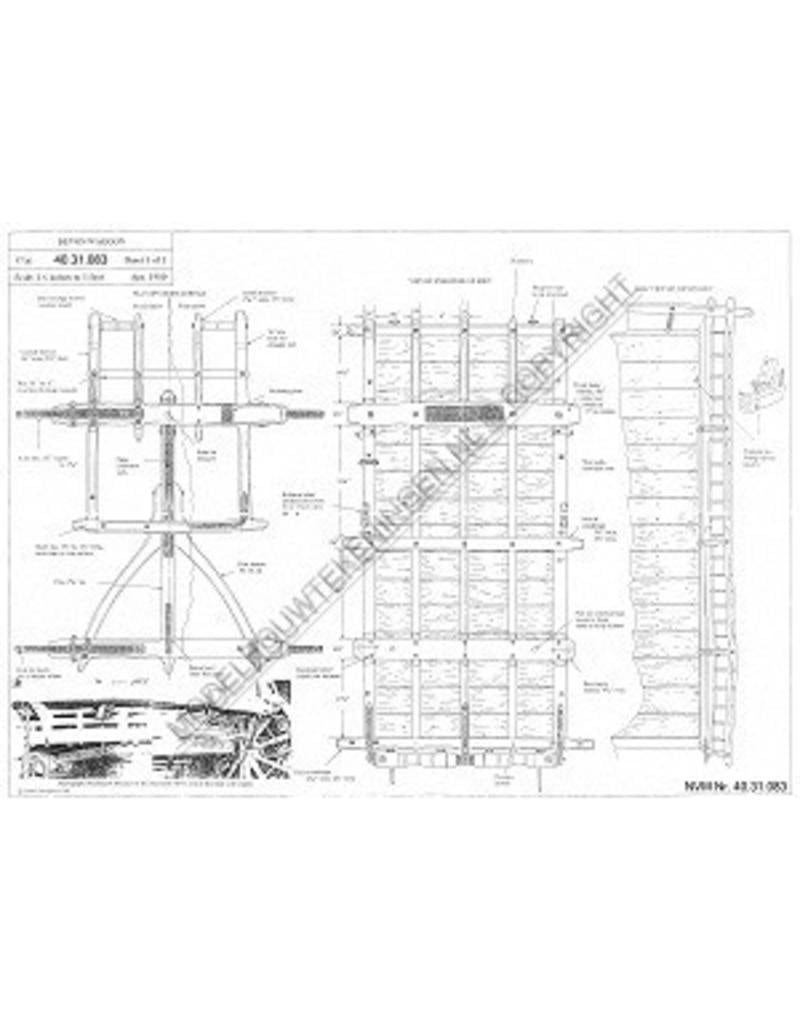 MBT Devon wagon - Bouwtekening Schaal 1 : 8 (40.31.083)