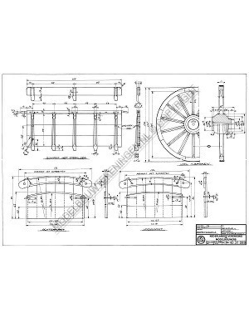MBT Belgische wipkar - Bouwtekening Schaal 1 : 8 (40.31.089)