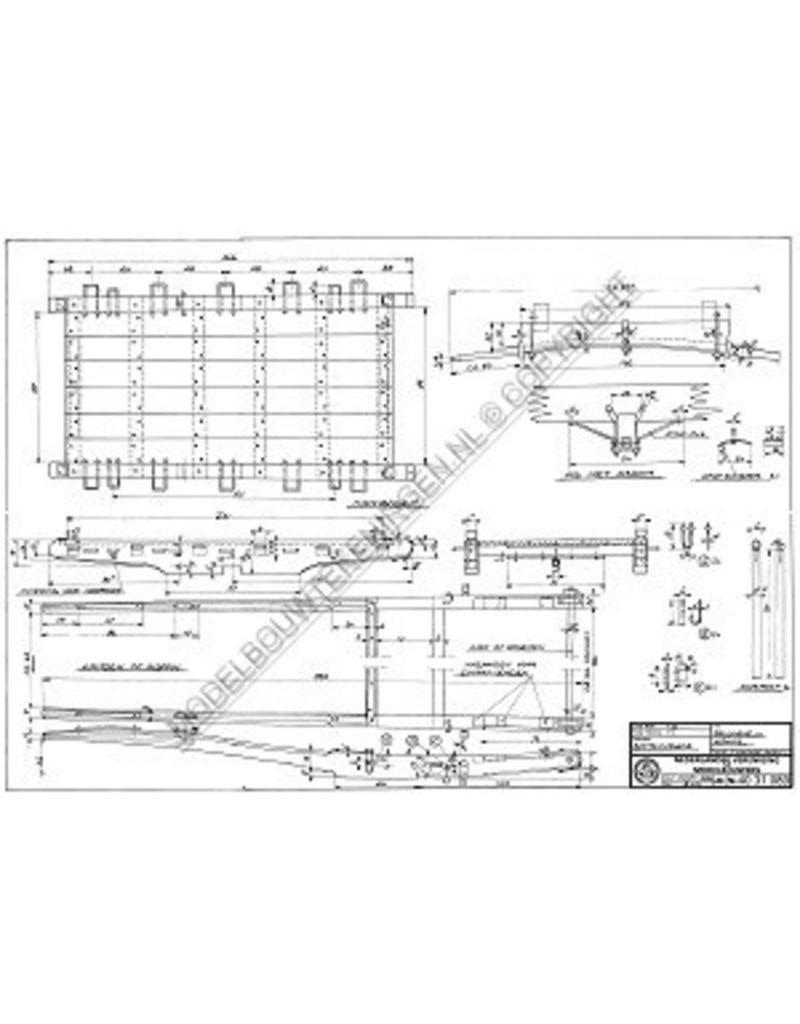 MBT Belgische wipkar - Bouwtekening Schaal 1 : 8 (40.31.089)
