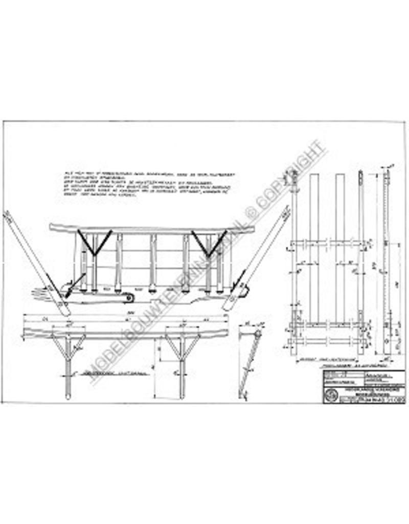 MBT Belgische wipkar - Bouwtekening Schaal 1 : 8 (40.31.089)