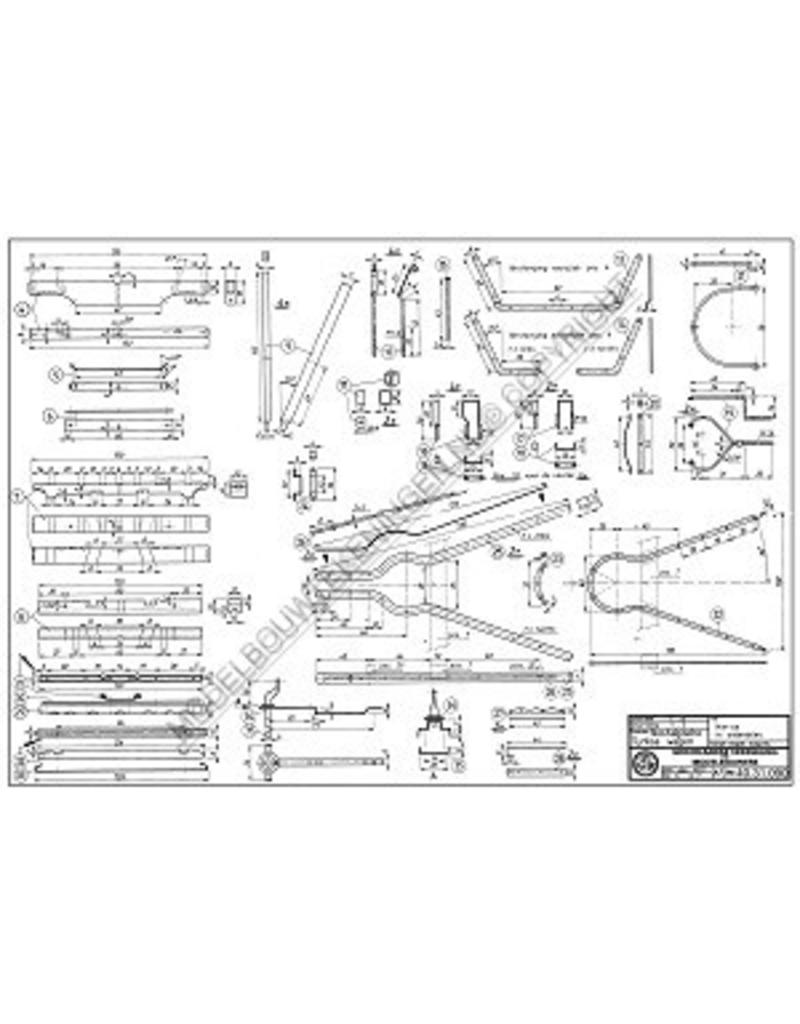 MBT Turkse wagen - Bouwtekening Schaal 1 : 8 (40.31.090)
