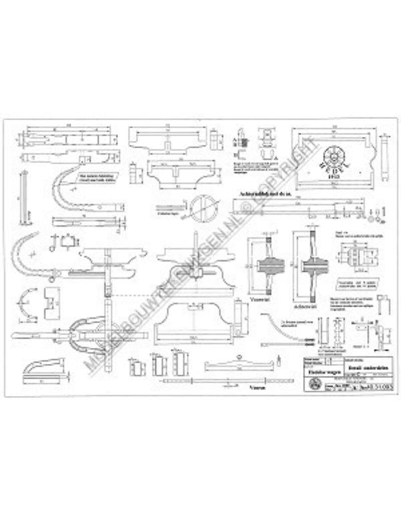 MBT Hedel wagon - Construction drawing Scale 1 : 8 (40.31.093)