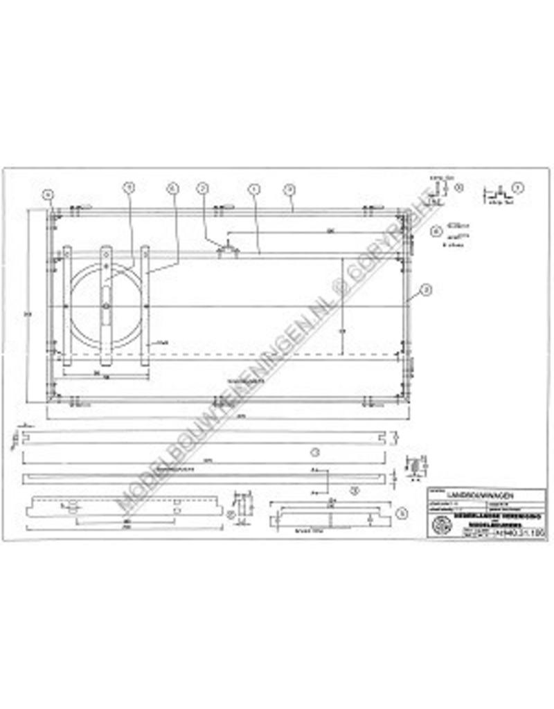 MBT Landbouwwagen - Bouwtekening Schaal 1 : 8 (40.31.106)