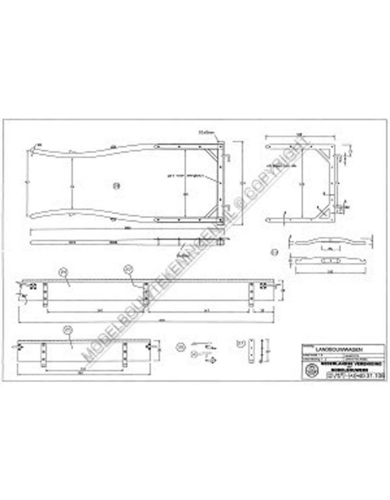 MBT Landbouwwagen - Bouwtekening Schaal 1 : 8 (40.31.106)