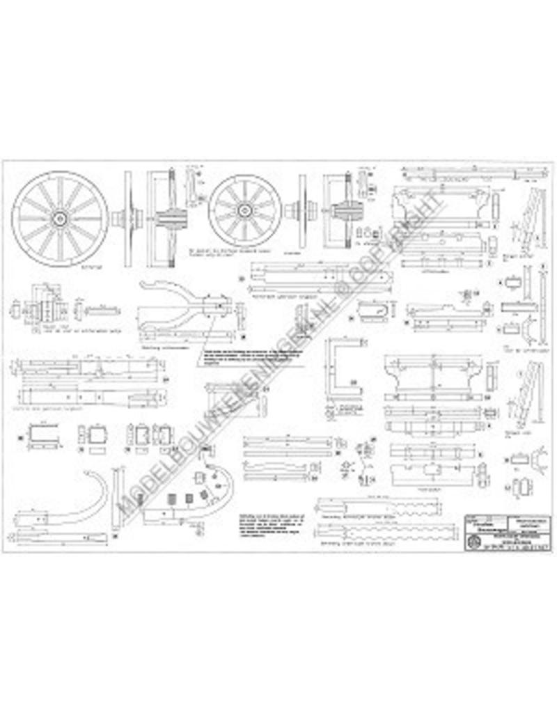 MBT Utrechtse boerenwagen - Bouwtekening Schaal 1 : 8 (40.31.107)