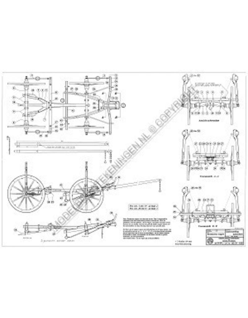 MBT Roemeense wagen - Bouwtekening Schaal 1 : 8 (40.31.108)