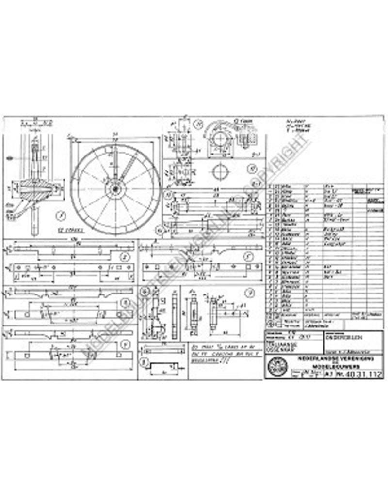MBT Italiaanse ossenkar - Bouwtekening Schaal 1 : 12 (40.31.112)