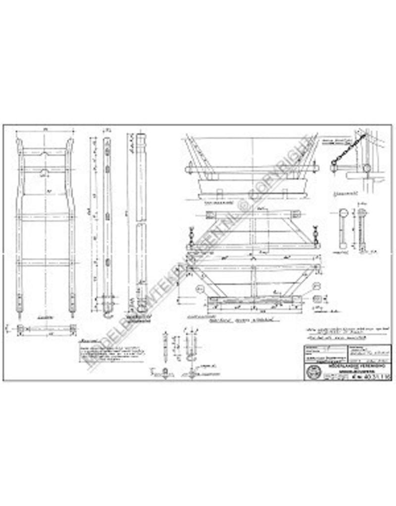 MBT Zeeuwse oogstwagen - Bouwtekening Schaal 1 : 8 (40.31.116)