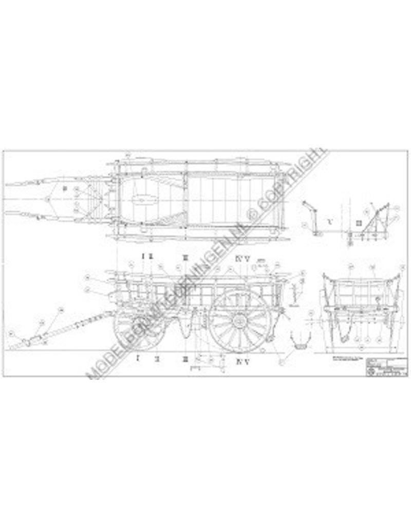 MBT Breedwielwagen uit Kent - Bouwtekening Schaal 1 : 8 (40.31.118)