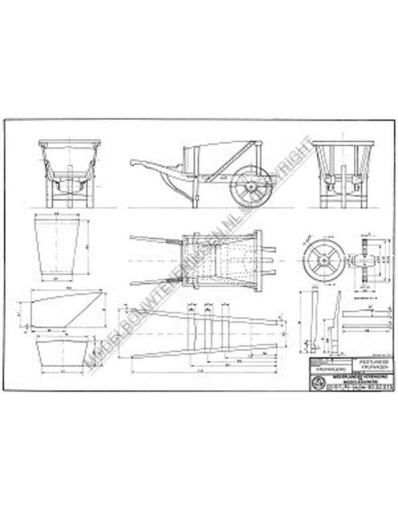 MBT Westlandse kruiwagen - Bouwtekening Schaal 1 : 8 (40.32.015)