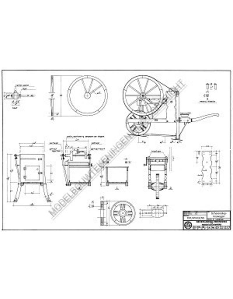 MBT Scharensliepkruiwagen - Bouwtekening Schaal 1 : 8 (40.32.037)