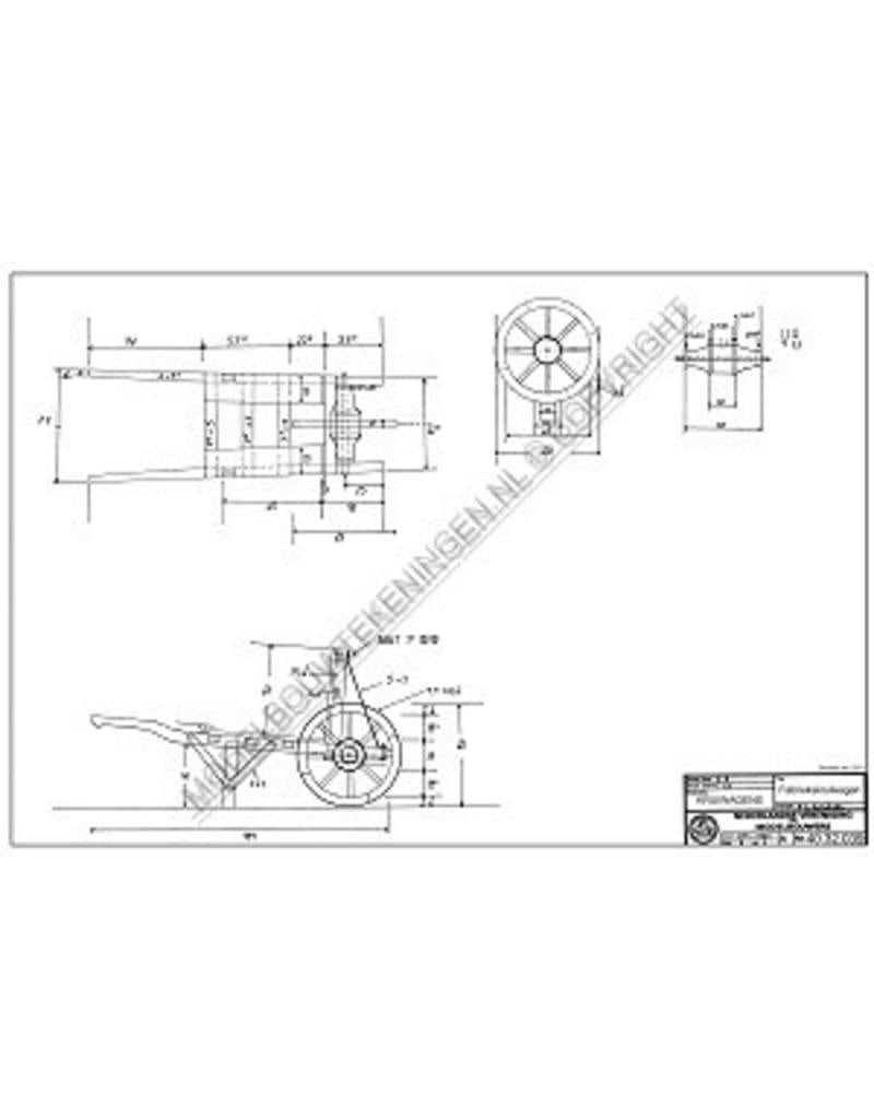 MBT Fabriekskruiwagen - Bouwtekening Schaal 1 : 8 (40.32.039)