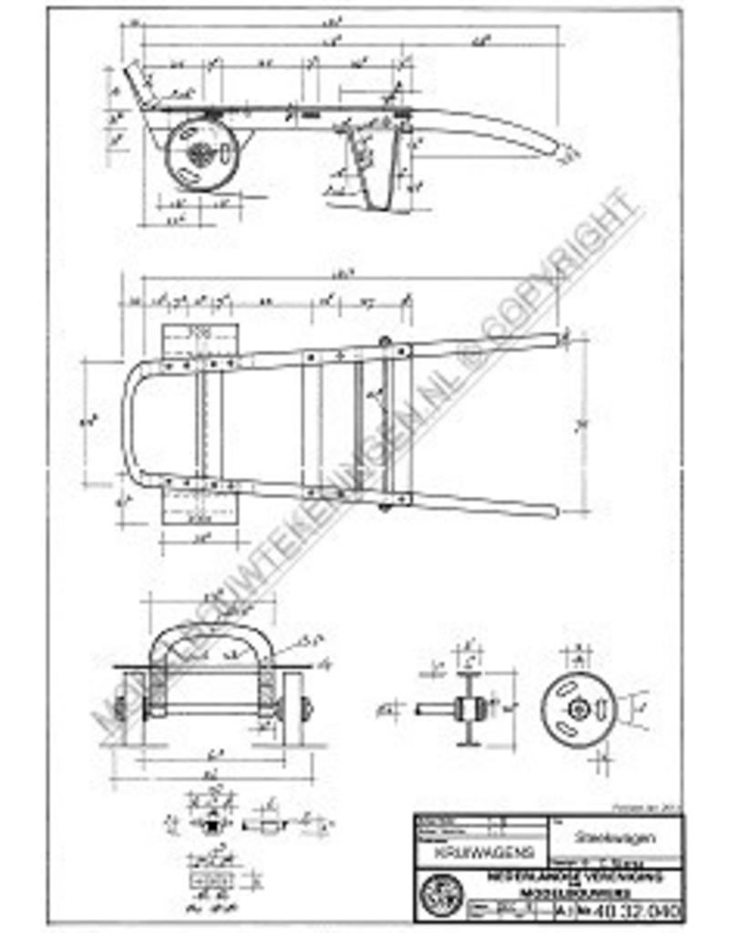 MBT Steekwagen - Bouwtekening Schaal 1 : 8 (40.32.040)