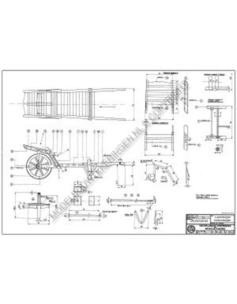 MBT Luxemburgse hooikruiwagen - Bouwtekening Schaal 1 : 8 (40.32.042)