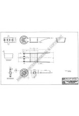 MBT Oostenrijkse bakkruiwagen (klein model) - Bouwtekening Schaal 1 : 8 (40.32.044)