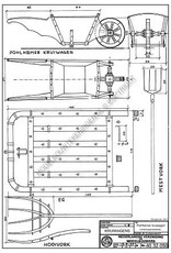 MBT Pohlheimer Schubkarre und Landwirtschaftsgeräte - Bauzeichnung Maßstab 1 : 8 (40.32.050)