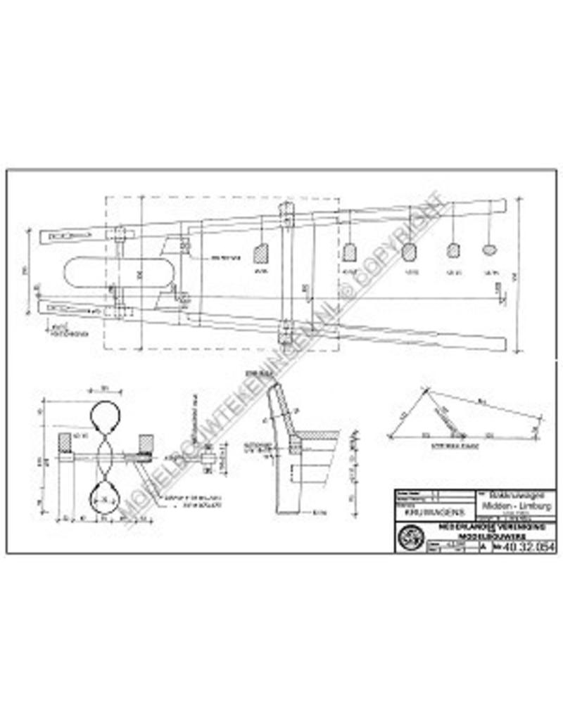MBT Limburgse bakkruiwagen van v?r 1940 - Bouwtekening Schaal 1 : 5 (40.32.054)