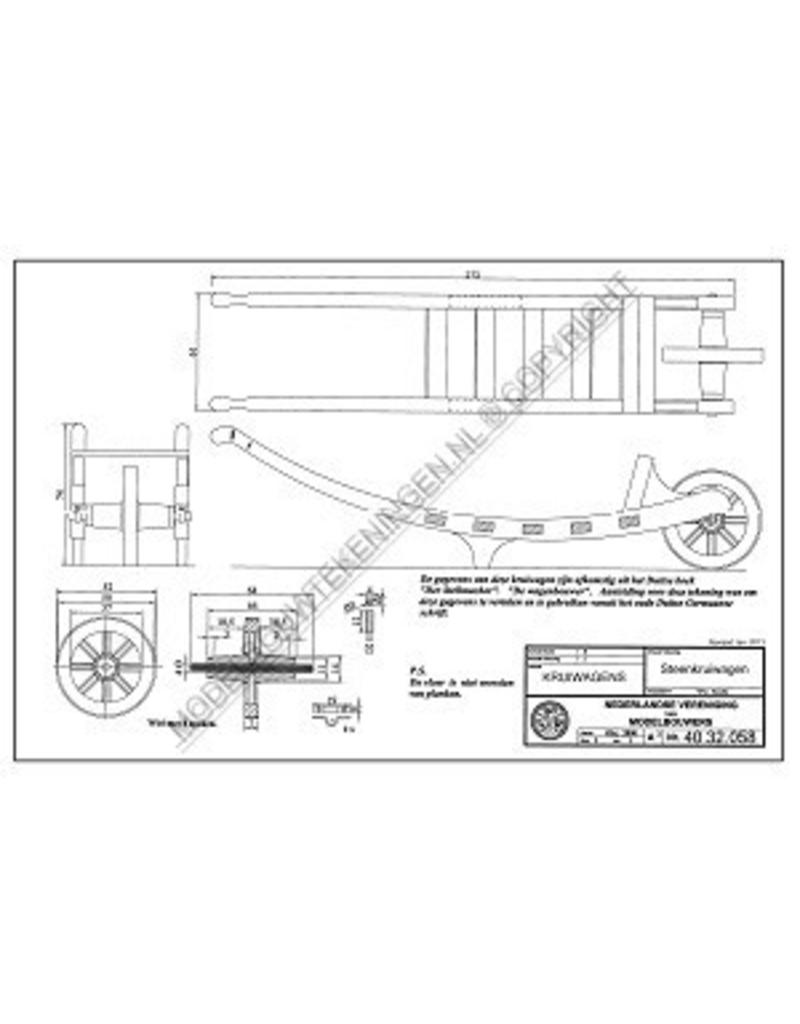 MBT Steenkruiwagen - Bouwtekening Schaal 1 : 8 (40.32.058)