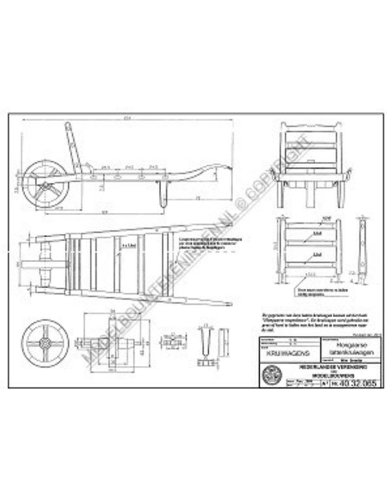 MBT Hongaarse lattenwagen - Bouwtekening Schaal 1 : 8 (40.32.065)