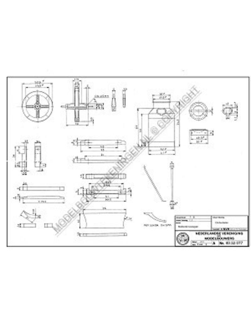 MBT Melkerkarre - Bauzeichnung Maßstab 1 : 8 (40.32.077)