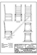 NVM 40.33.003 Stuhl mit quadratischen Beinen