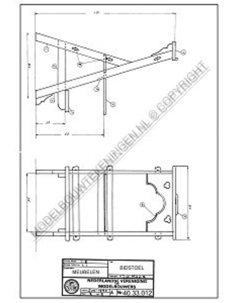 MBT Bidstoel - Bouwtekening Schaal 1 : 12 (40.33.012)