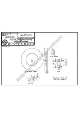 MBT Salontafel - Bouwtekening Schaal 1 : 12 (40.33.015)