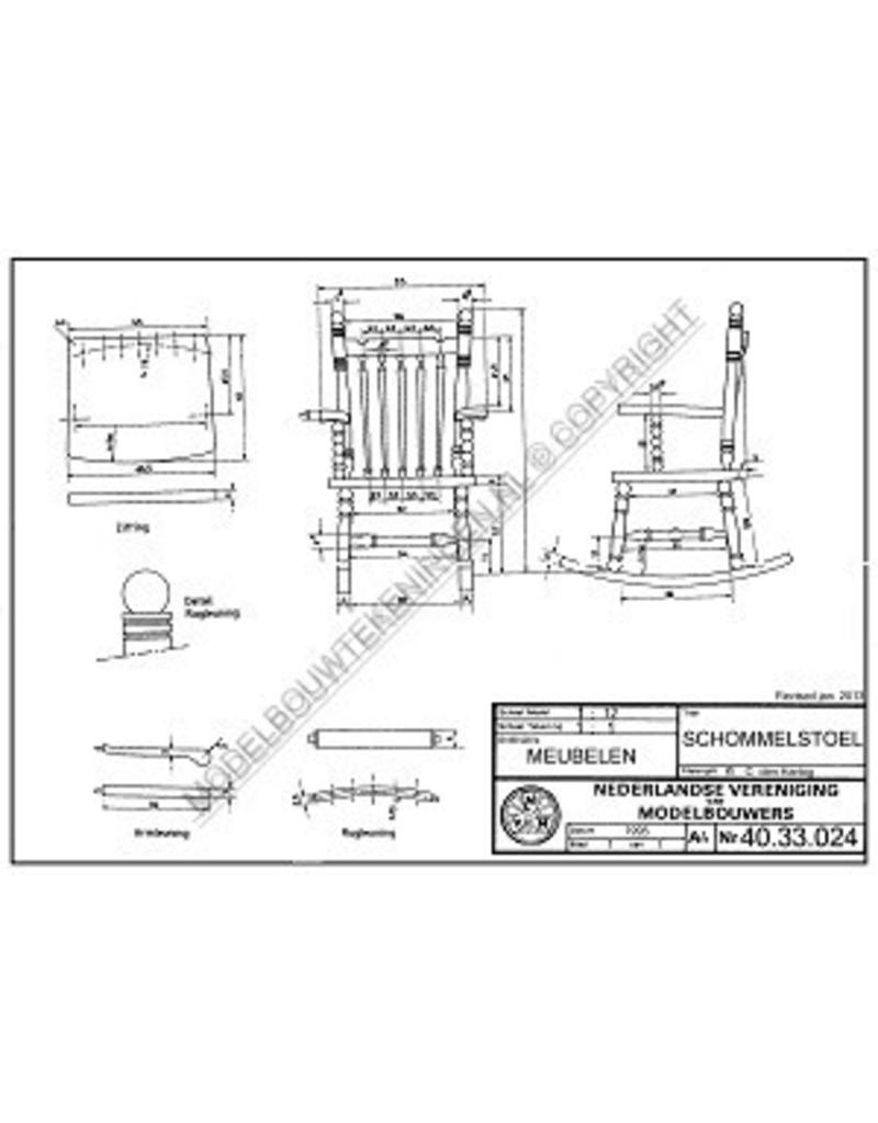 MBT Schommelstoel - Bouwtekening Schaal 1 : 12 (40.33.024)