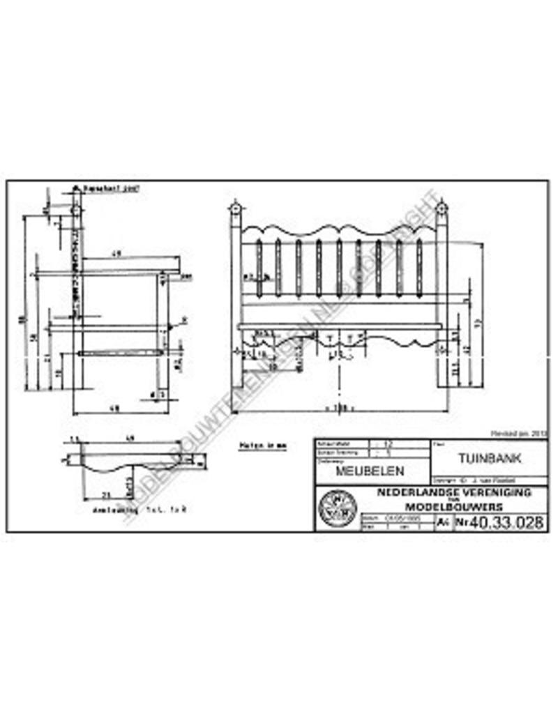 MBT 40.33.028 tuinbank