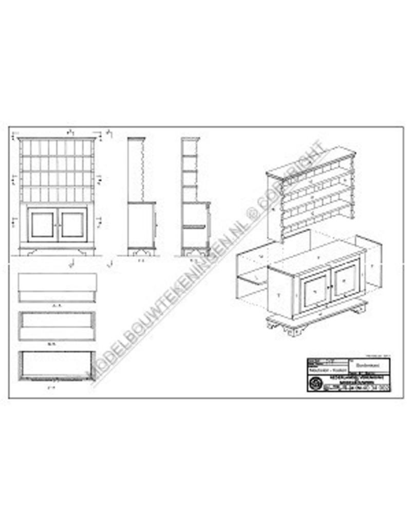 NVM 40.34.002 unterzeichnet Schrank Kolonialstil