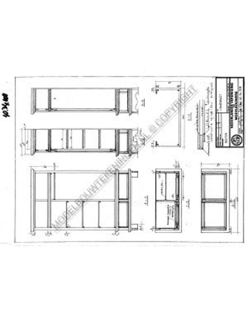 MBT Linnenkast - Bouwtekening Schaal 1 : 12 (40.34.008)