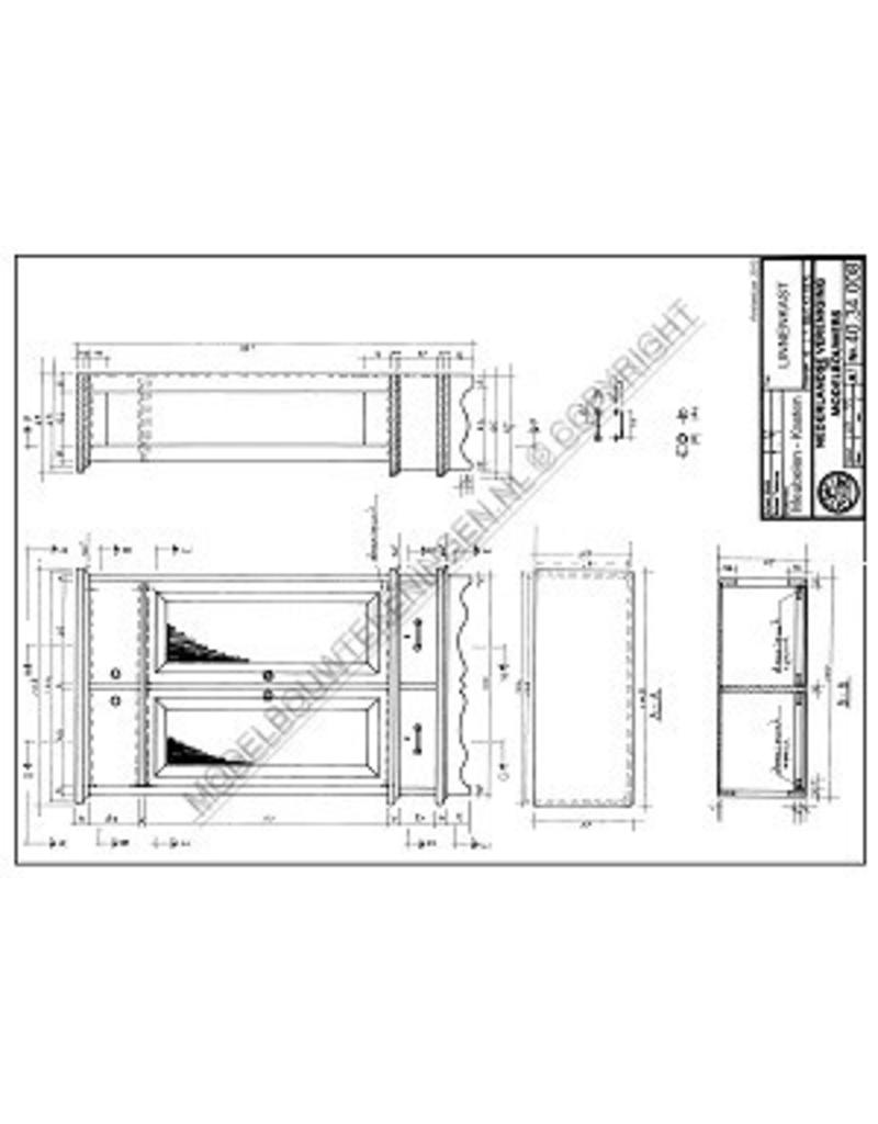 MBT Linnenkast - Bouwtekening Schaal 1 : 12 (40.34.008)