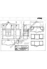 MBT Dressoir met opzet en gebogen deuren - Bouwtekening Schaal 1 : 12 (40.34.009)