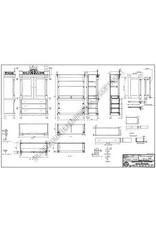 MBT recht kabinet, (ca 1895) - Bouwtekening Schaal 1 : 12 (40.34.011)