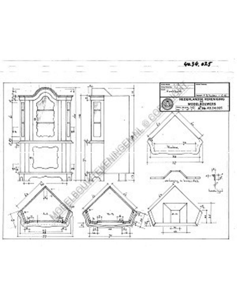 MBT Hoekkast - Bouwtekening Schaal 1 : 12 (40.34.025)