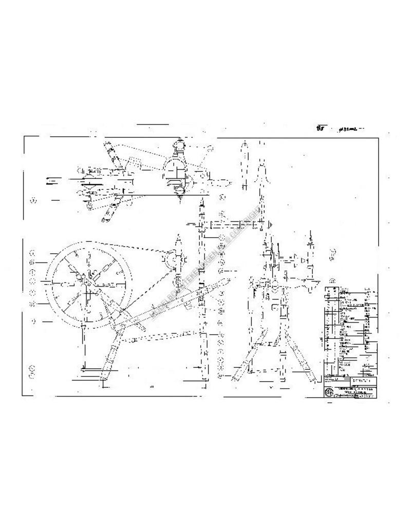 MBT Brabants spinnewiel - Bouwtekening Schaal 1 : N/A (40.35.002)
