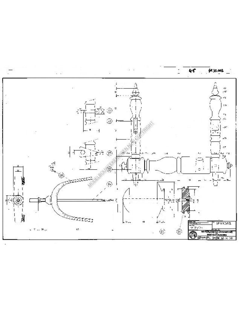 MBT 40.35.002 Brabants spinnewiel