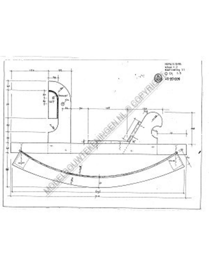 MBT Hobbelpaard - Bouwtekening Schaal 1 : 2 (40.35.009)