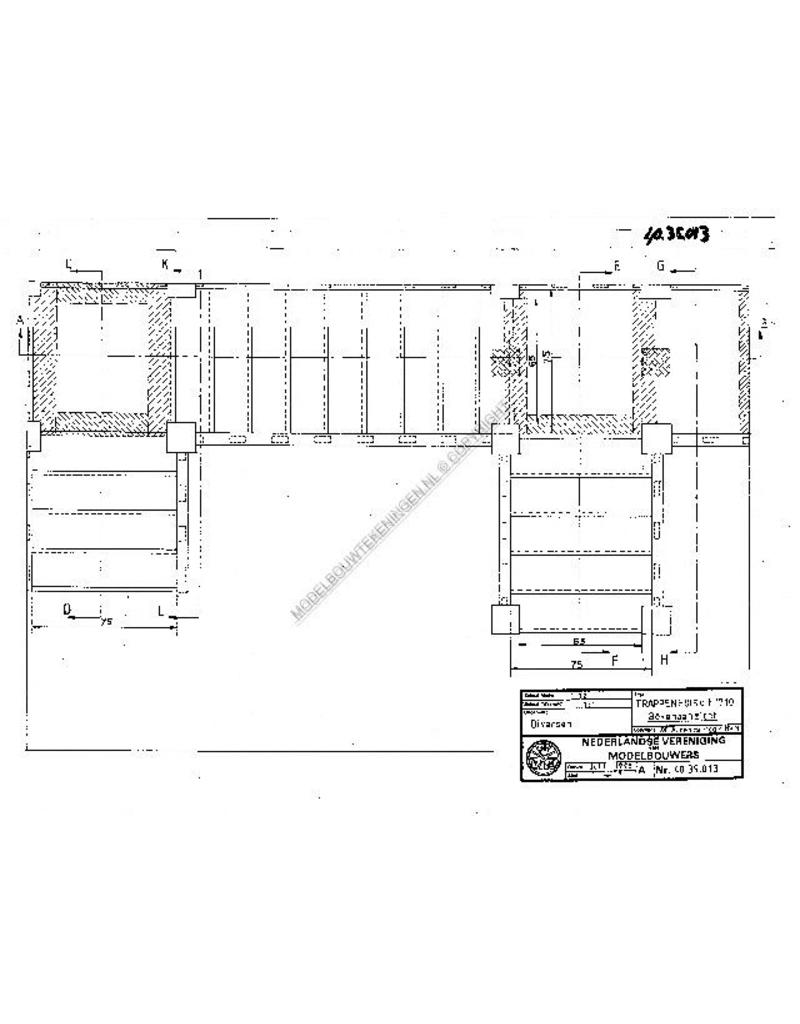 MBT Treppenhaus (1710) - Bauzeichnung Maßstab 1 : 12 (40.35.013)
