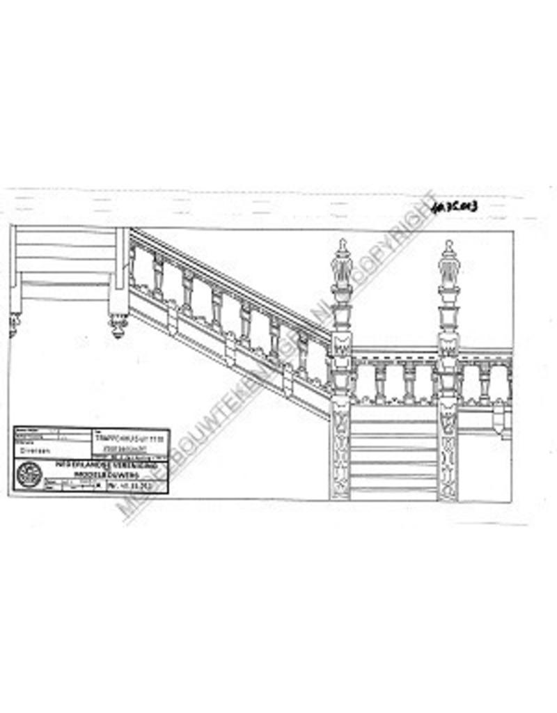MBT Trappenhuis (1710) - Bouwtekening Schaal 1 : 12 (40.35.013)