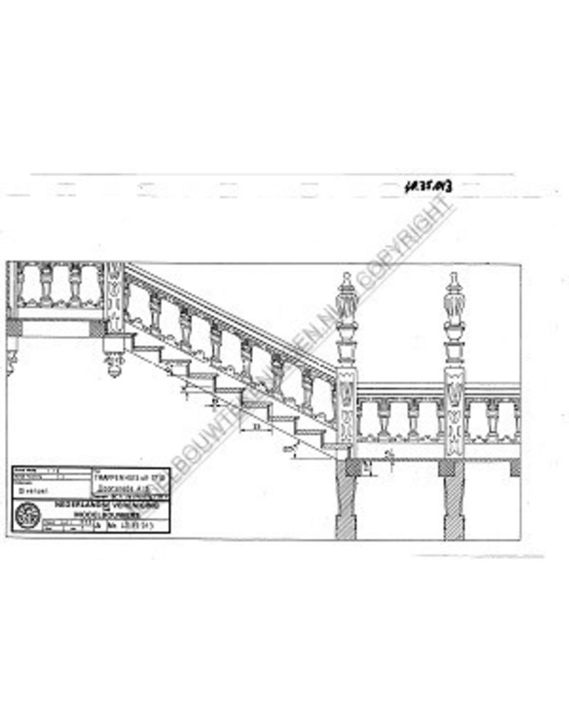 MBT Treppenhaus (1710) - Bauzeichnung Maßstab 1 : 12 (40.35.013)