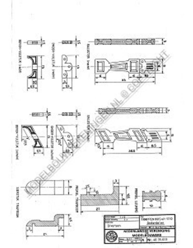 MBT Treppenhaus (1710) - Bauzeichnung Maßstab 1 : 12 (40.35.013)