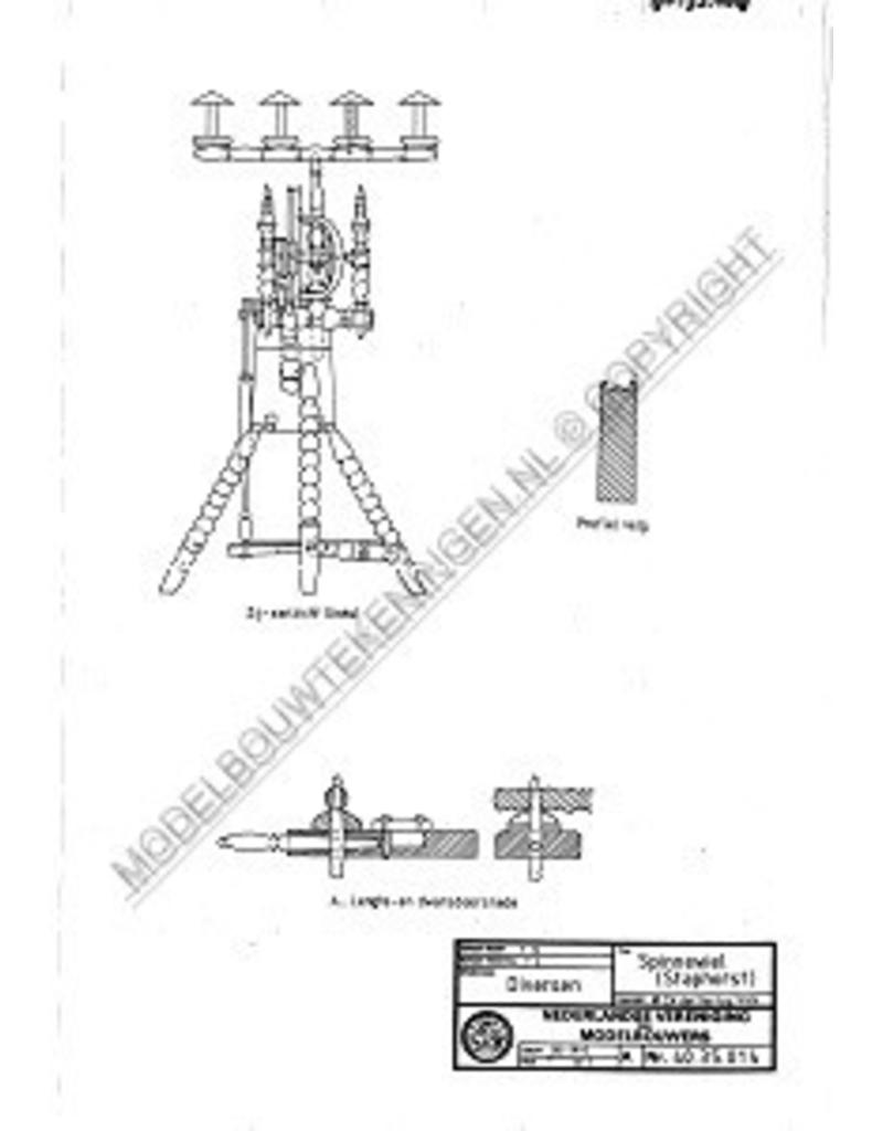 NVM 40.35.014 Spinnrad aus Staphorst