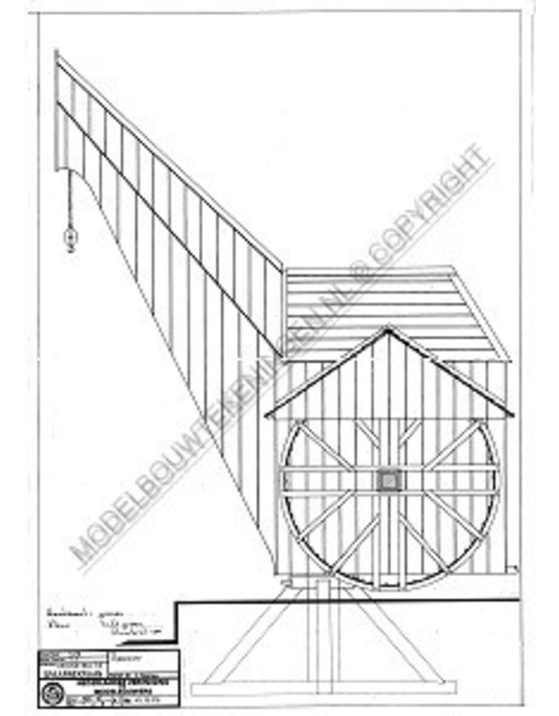 MBT Spaarnekraan, Haarlem (reconstructie) - Bouwtekening Schaal 1 : 5 (40.35.016)