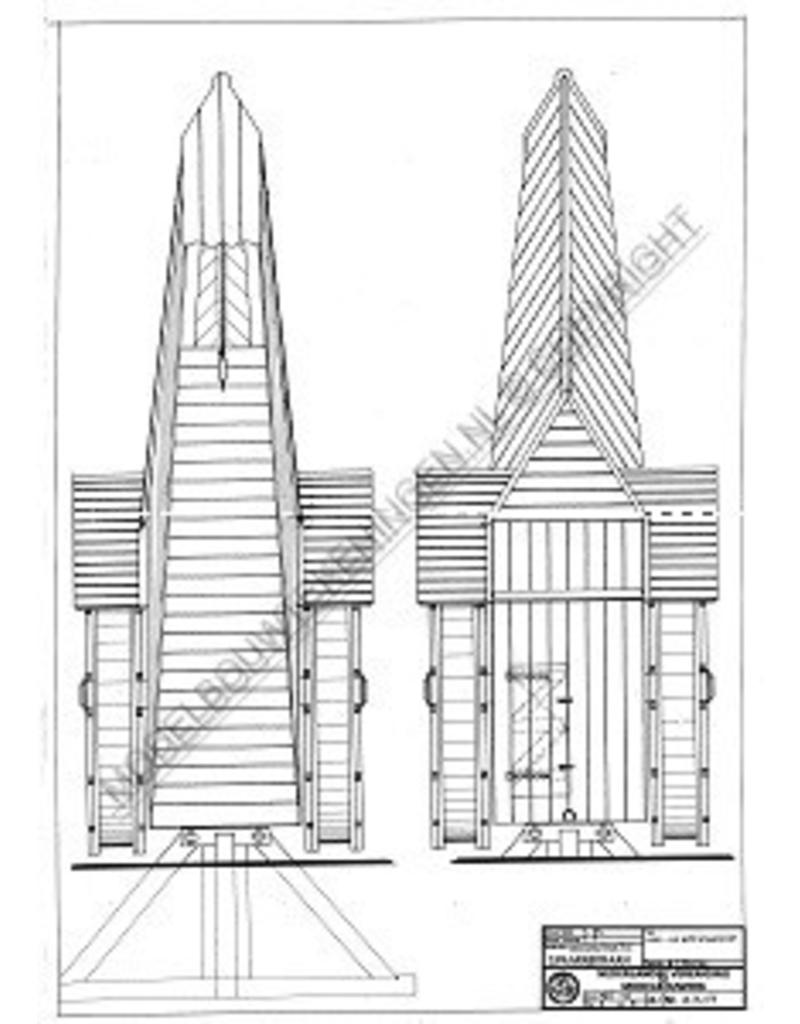 MBT Spaarnekraan, Haarlem (reconstructie) - Bouwtekening Schaal 1 : 5 (40.35.016)